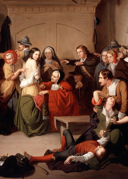 Tompkins Harrison Matteson, Examination of a Witch, 1853