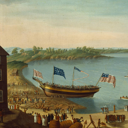 George Ropes, Launching of the Ship Fame, 1802