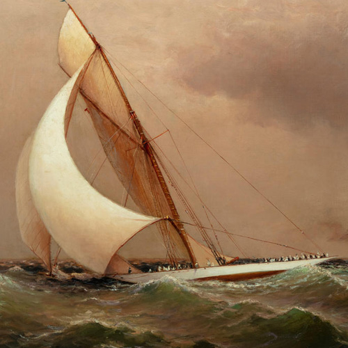 William Formby Halsall, Vigilant in last days Race against Valkyrie, 1893