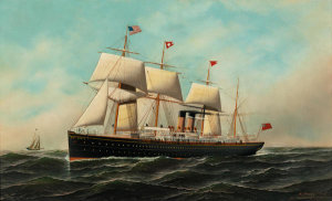 Antonio Jacobsen - SS Britannic, 1888
