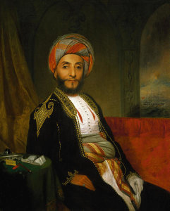 Edward Ludlow Mooney - Portrait of Ahmad bin Na'aman, 1840