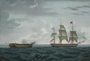 Michele Felice Cornè - She fell in the Sea a Perfect Wreck  [panel 4 of 4], 1812