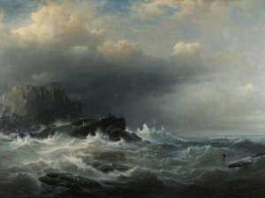 Edward Moran - Seascape, 1867