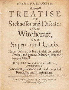 William Drage - Daimonomageia. A Small Treatise of Sickness and Diseases from Witchcraft, and Supernatural Causes..., 1665