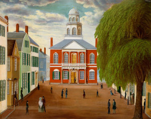 William Henry Luscomb - Court-and-Town House, about 1820