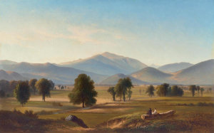 Benjamin Champney - Peace and Harmony, Mount Washington from the Intervale, North Conway, 1865