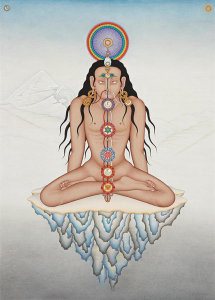 Robert Beer - Yoga Chakra Diagram, 2002