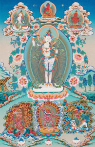 Chewang Dorje - Yeshe Tsogyal and Dzogchen Protectors (Dudjom Khandro Thugthik Cycle), 2003