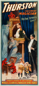 The Strobridge Litho. Co. - Thurston The Great Magician - Do the Spirits Live?, 1911