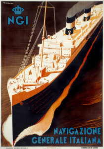 Giuseppe Riccobaldi - Navigazione Generale Italiana, 1925