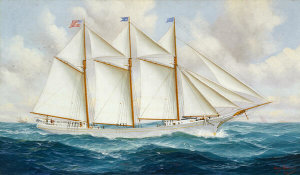 John Mohrmann - American Schooner Republic, 1901