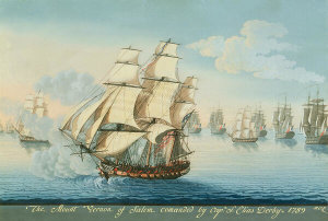 Michele Felice Cornè - The Mount Vernon of Salem commanded by Captain S. Elisa Derby, 1789