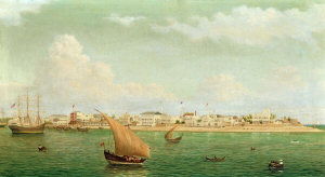 Charles Porter Brown - Zanzibar Harbor, 1878