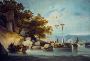 George Chinnery - Macao Cove, before 1852