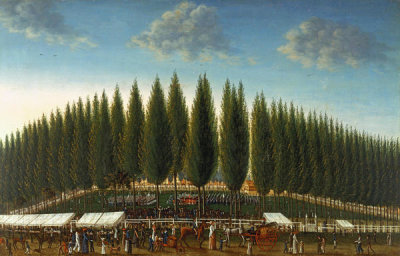George Ropes Jr. - Salem Common on Training Day, 1808
