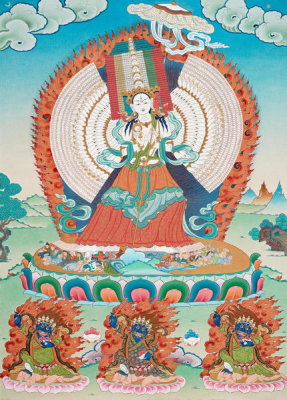 Pema Dorje - Sitatapatra, the ‘White Parasol’ lady, 2006
