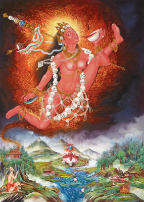 Shuka Raj Tamang - Vidyadhari Yogini (Flying Vajrayogini), 2008