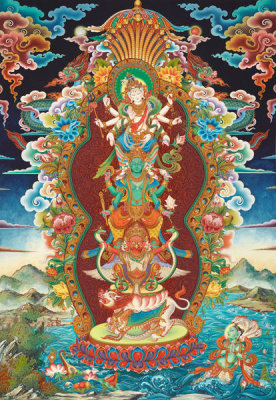 Ram Prakash Shrestha - Hari Hari Hari Vahana Lokeshvara (Lion, Garuda, Vishnu mounted Lokeshvara), 2008