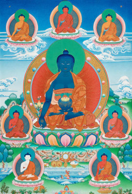 Sunlal Ratna Tamang - Eight Medicine Buddhas, 2007