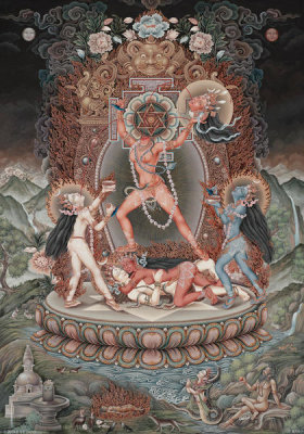 Sundar Sinkhwal - Mahavidya Chinnamasta (The Severed Head Goddess), 2010