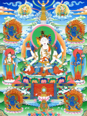 Sunlal Ratna Tamang - Ushnishavijaya Nine-Deity Assembly (Long-Life Practice), 2014