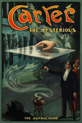 Goes Lithograph Company, Chicago - Carter the Mysterious - The Astral Hand, about 1905