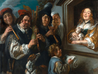 Jacob Jordaens - The Serenade, about 1640–45