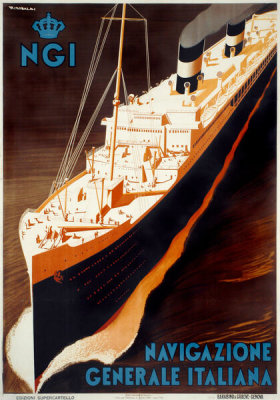 Giuseppe Riccobaldi - Navigazione Generale Italiana, 1925