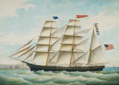 Luigi P. Renault - American bark, ANGLO SAXON, after 1862