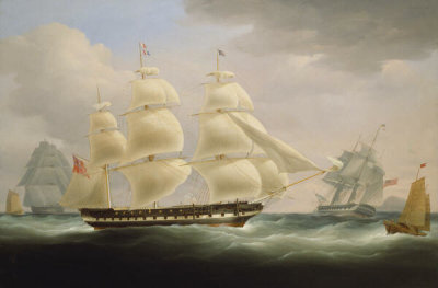 William John Huggins - British Ship, VANSITTART, 1842