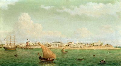 Charles Porter Brown - Zanzibar Harbor, 1878