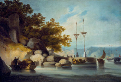 George Chinnery - Macao Cove, before 1852